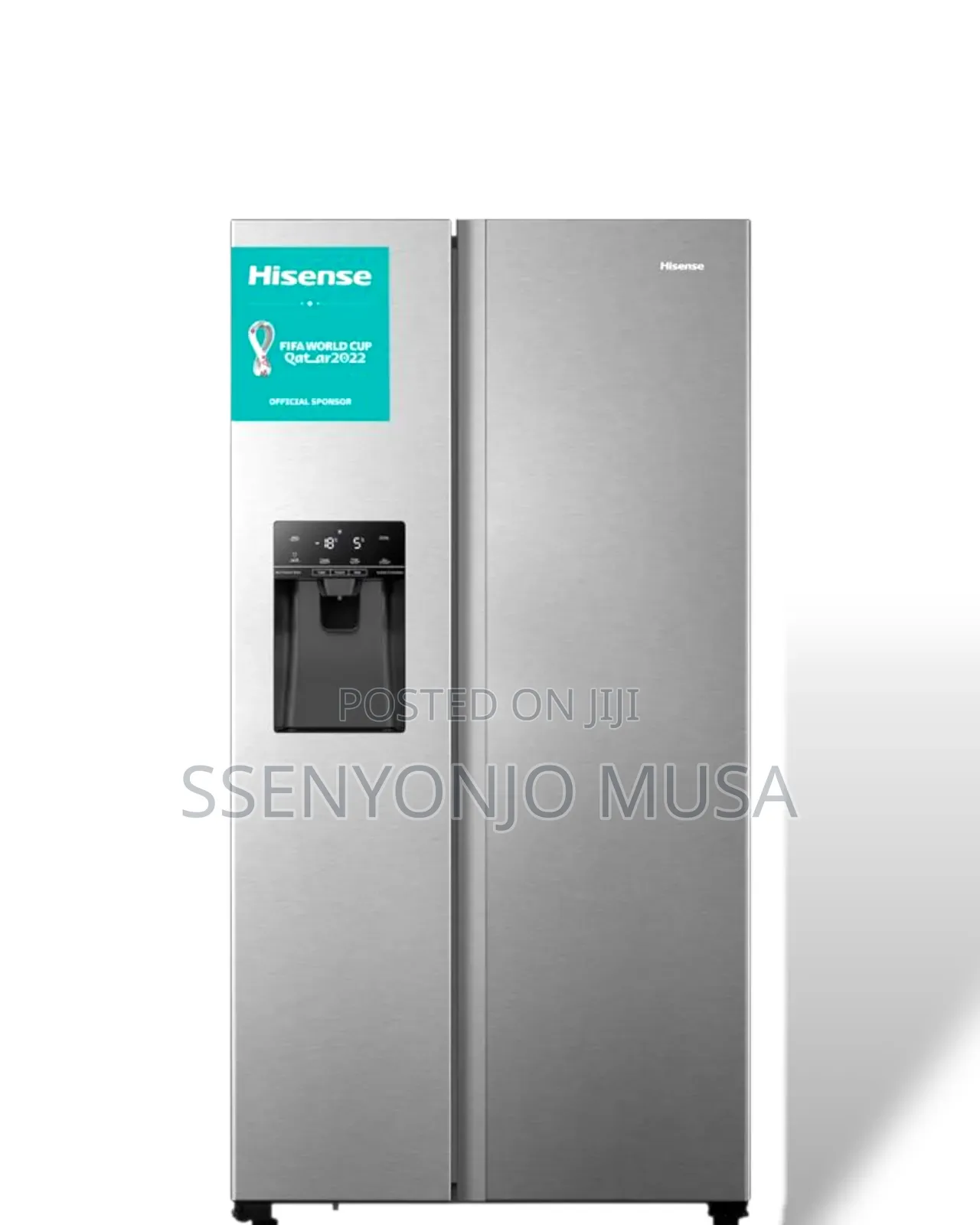 Hisense Fridge 700l Side by Side Frost Free With Water Dispenser-
