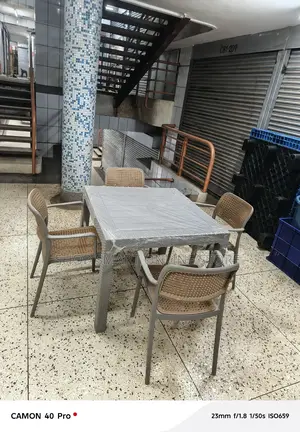 Dining Plastic Table and Chairs Dining Plastic Table and Chairs