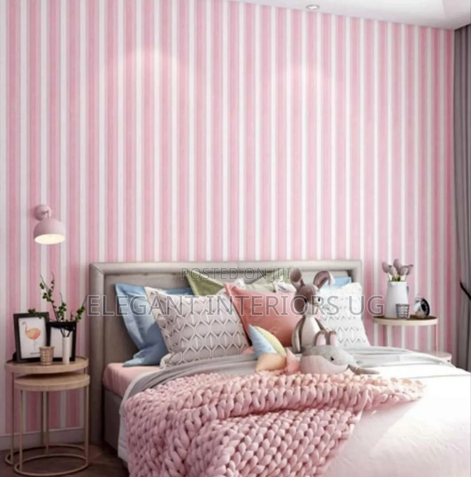 Pink Wallpapers Available in Stickers and None Stickers Per Meter