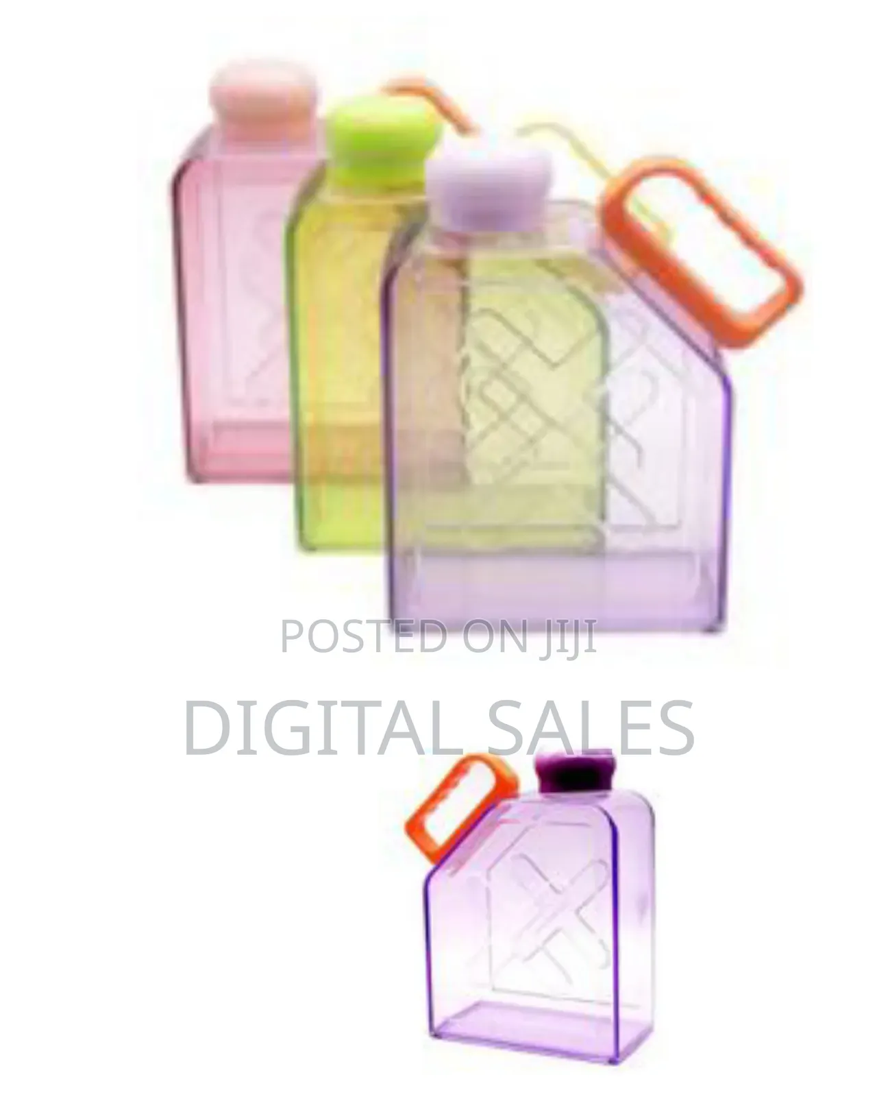 Portable Flat Kettle Fashion Sport Drinking Water Bottle A5 A6 Noteboo