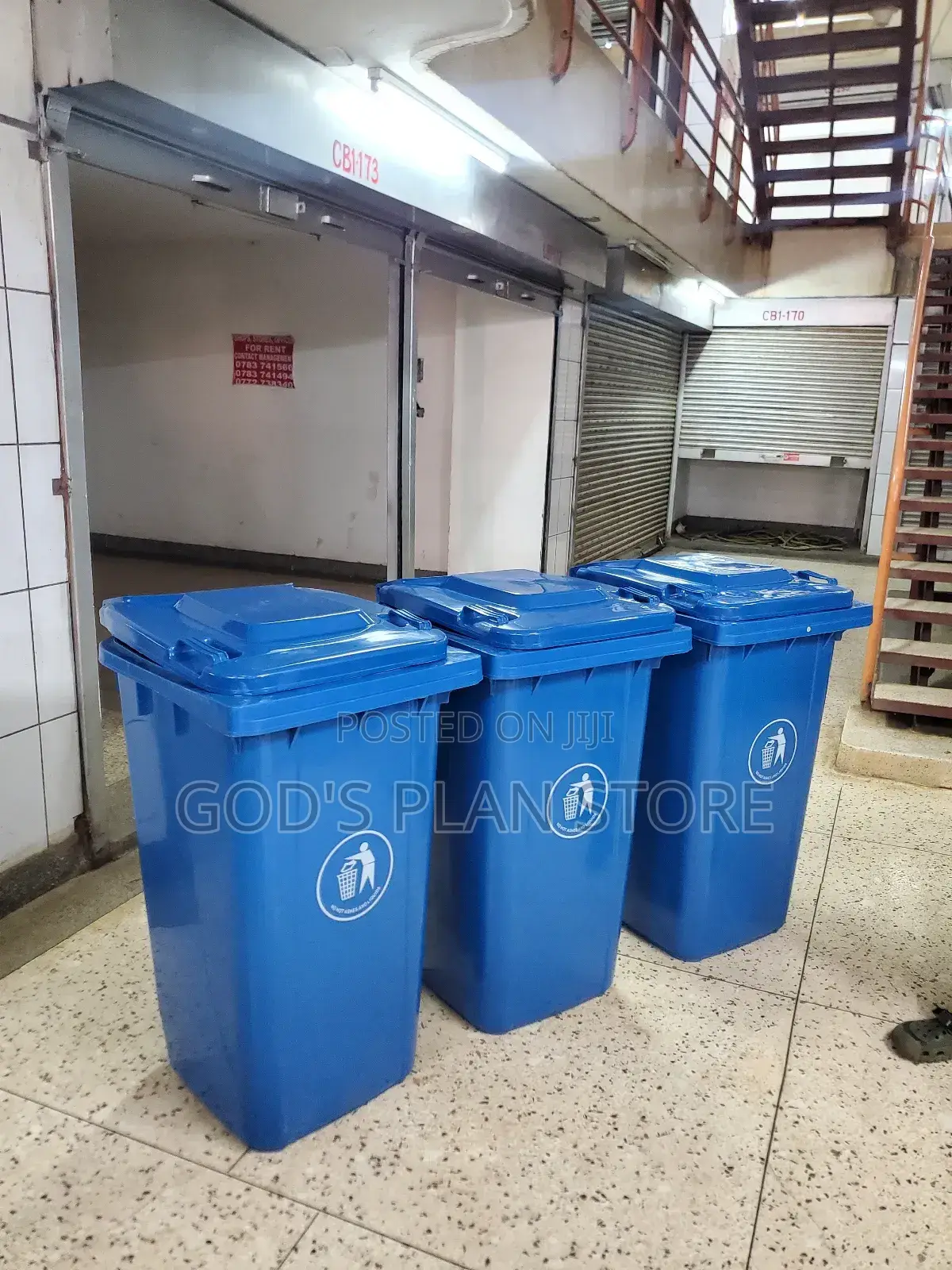 Imported Outdoor Dust Bins 240litres