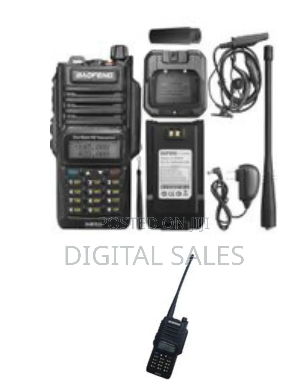 Baofeng Bf-uv9r Plus Portable Two-way Radio 8watts Ip67 Waterproof Uhf