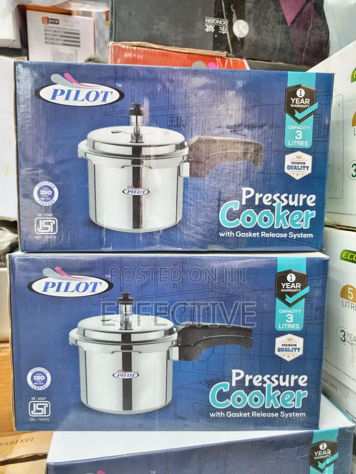 3 Litre-Pilot Pressure Cooker
