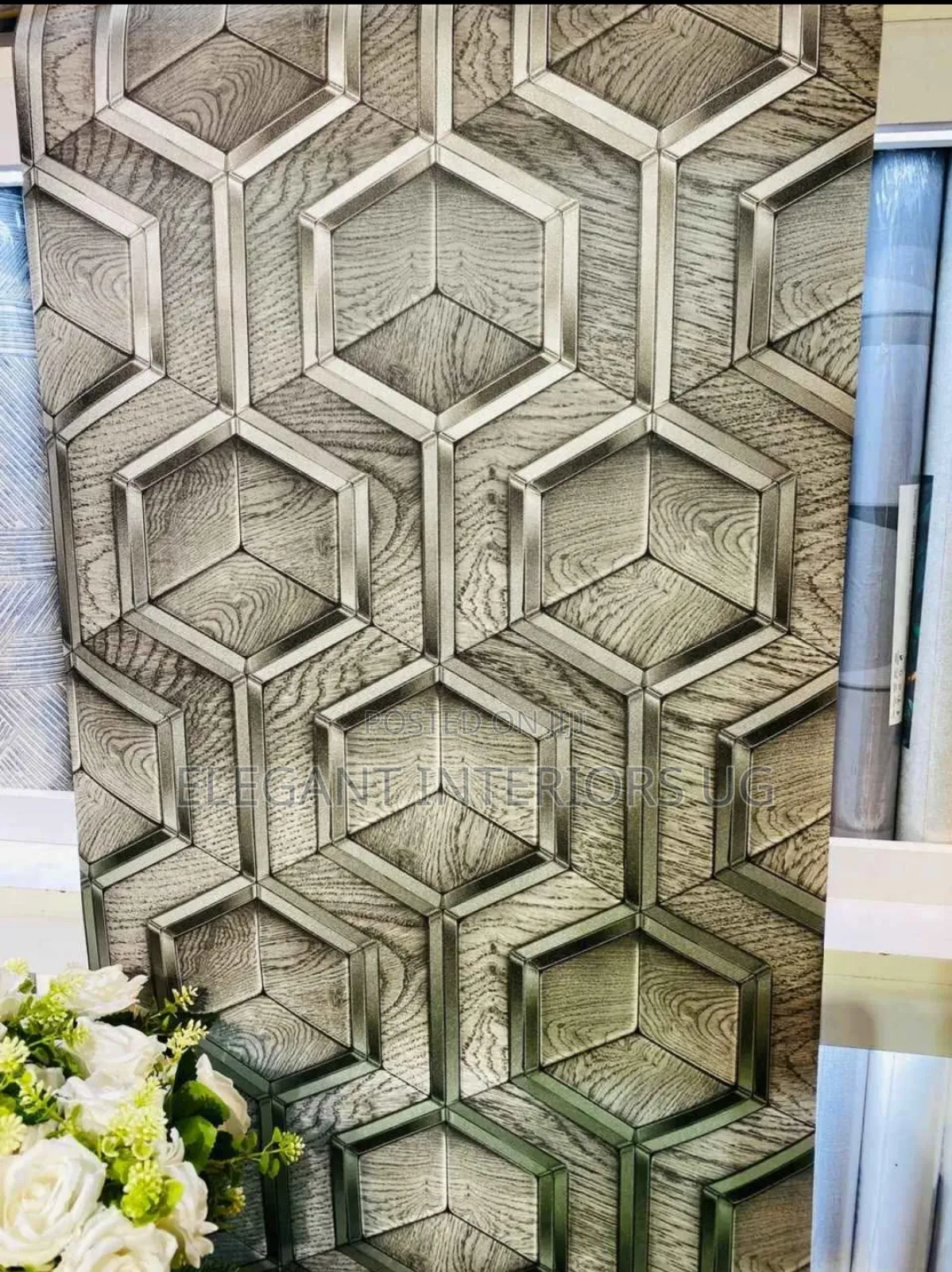 Elegant Wall Stickers Per Meter Available in Stickers and None Sticker