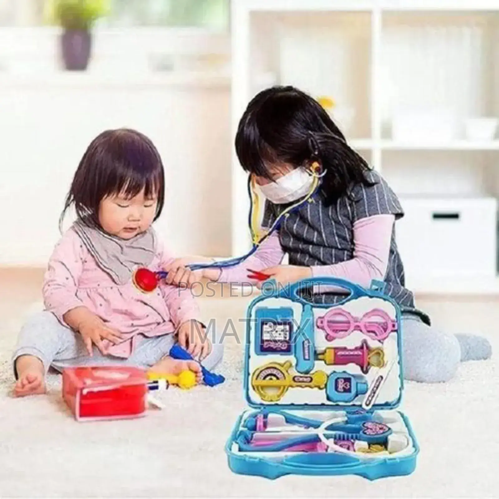 Doctor Play Set for Kids With Suitcase and Medical Accessories