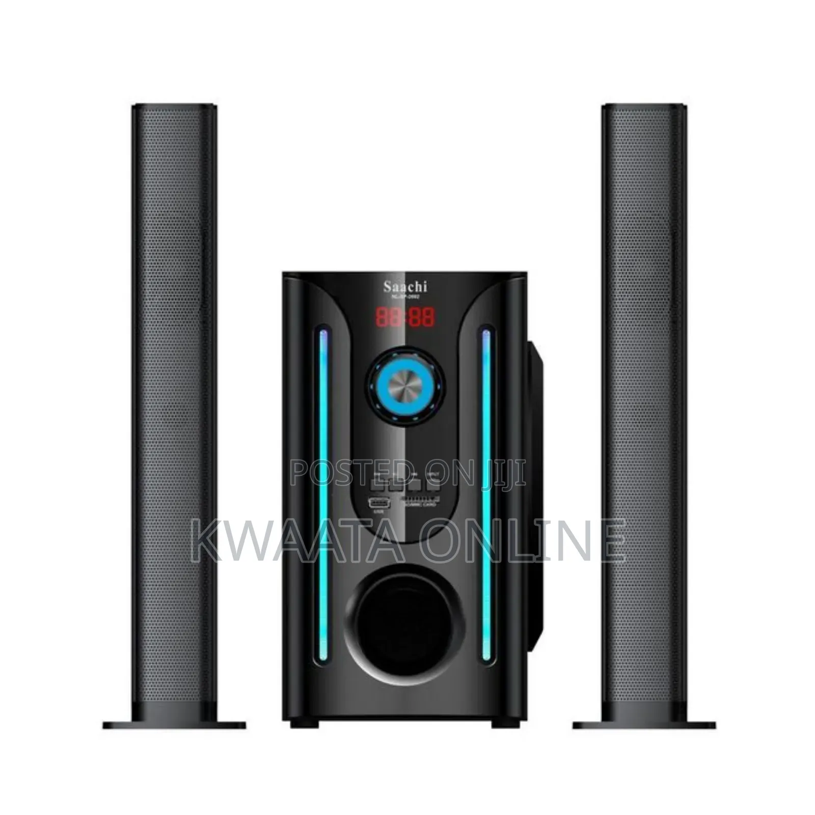 Saachi 2.1ch Tower Multimedia Speaker System – Bluetooth, Usb, Fm, Aux