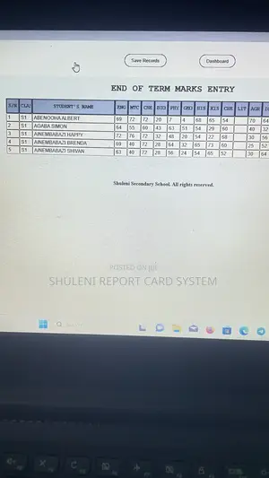 Offline Report Card System