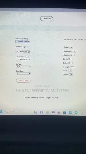 Offline Report Card System