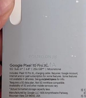 New Google Pixel 10 Pro XL 256 GB Black