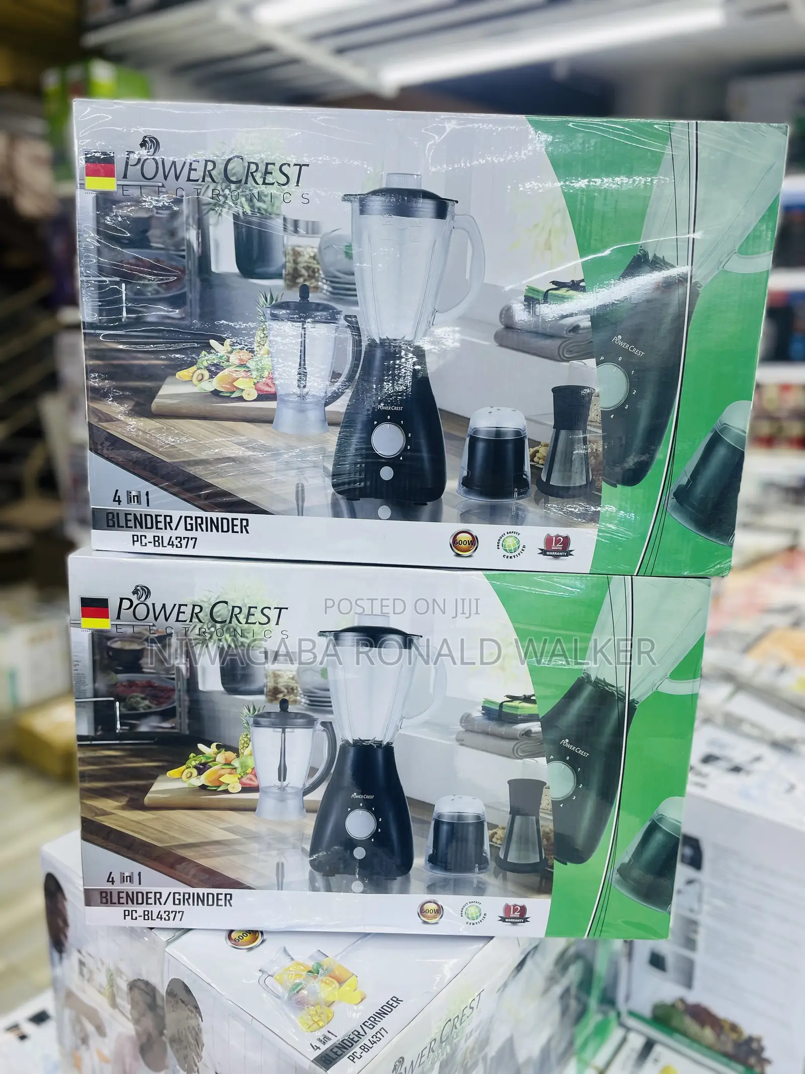 4 in 1 High Quality Power Crest Blender 1.75l Jug