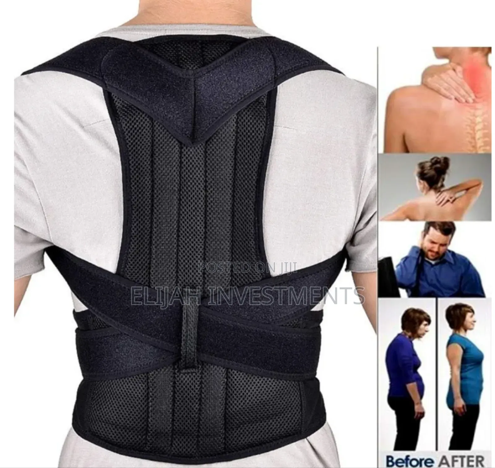 Unisex Magnetic Back Brace Posture Corrector