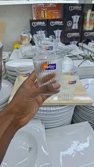 Glass Jar With Glasses