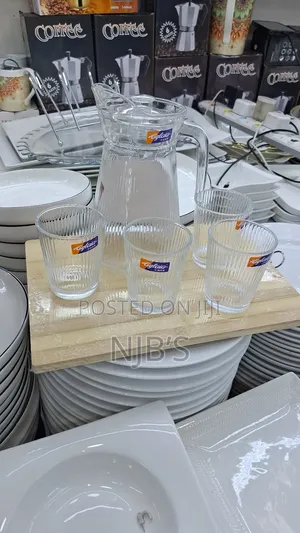 Glass Jar With Glasses