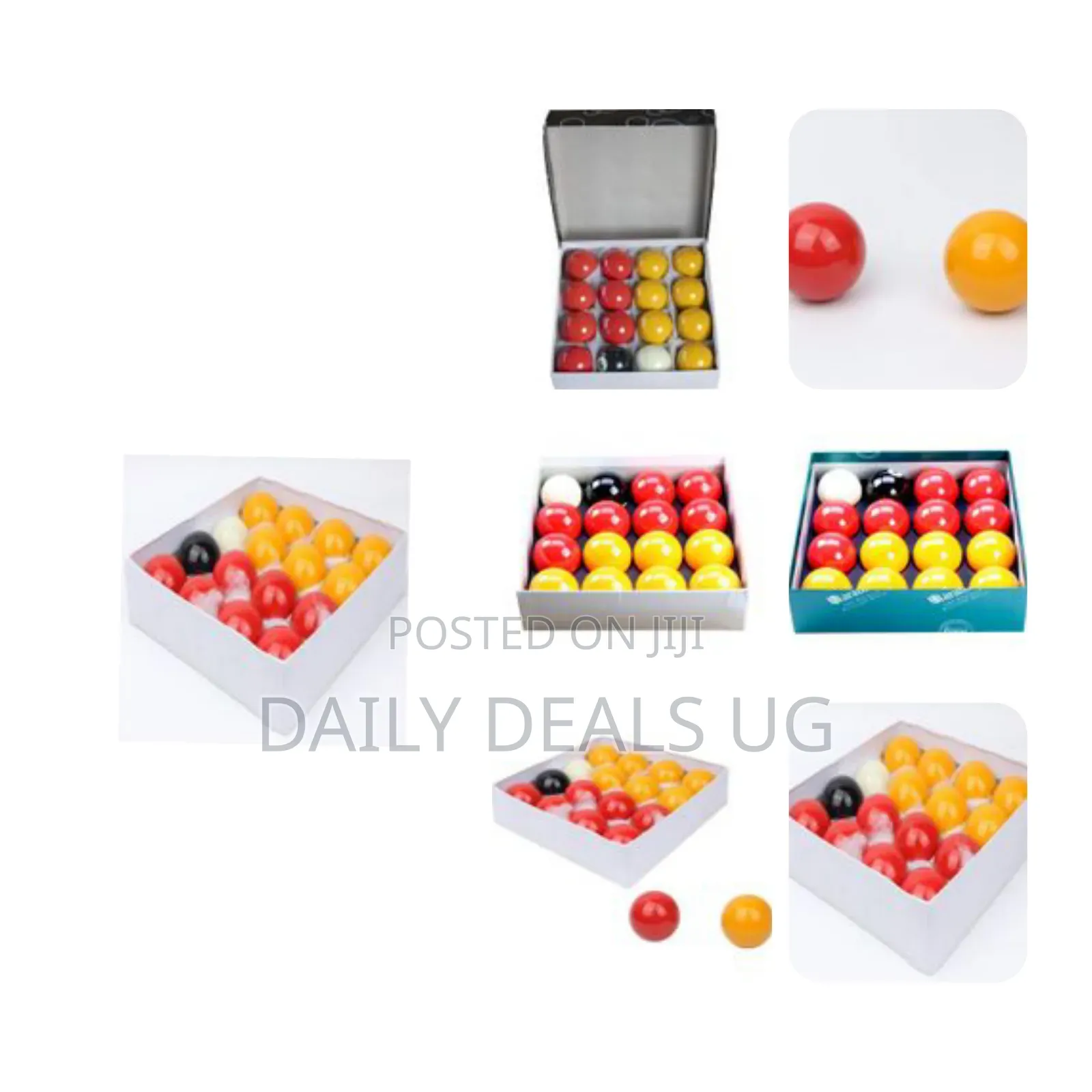 Red Yellow Black Aramith 2" Gaming Snooker Billiard Ball Set