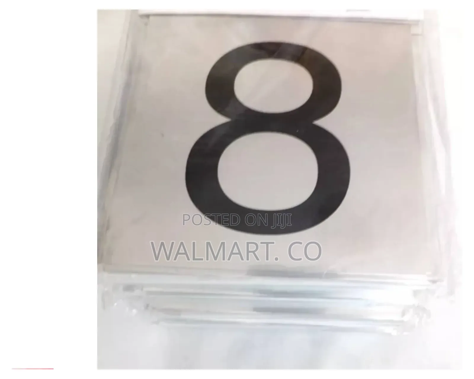 10 Pcs Self Adhesive Metal Effect Door/House Numbers/Sign/Stickers 0-9