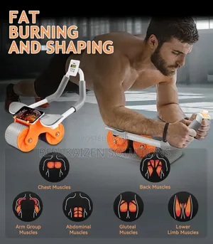 Automatic Rebound Abdominal, With Elbow Support Ab Roller Wheel