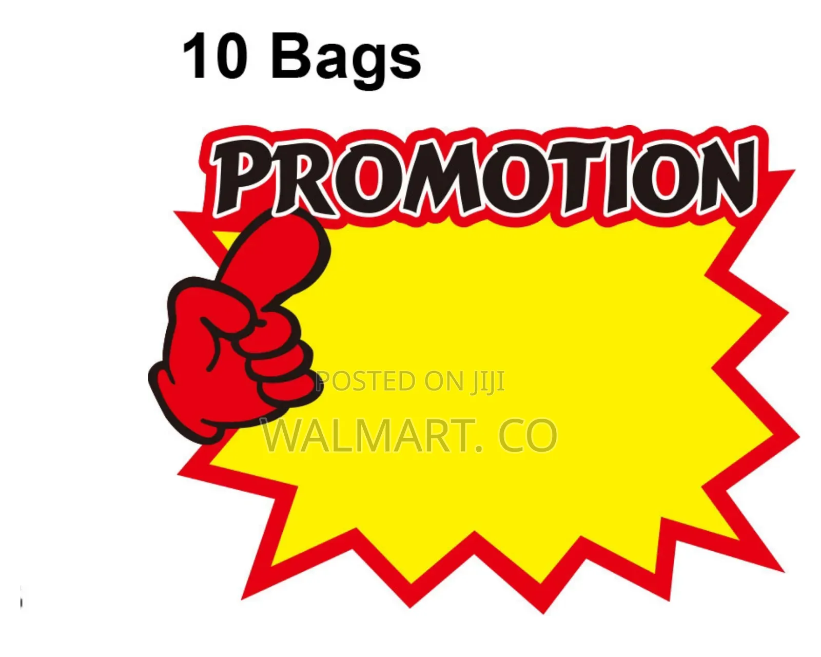 Pack of 10bags Promotion Display Sign Sticker