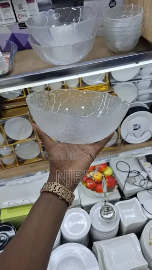 Glass Salad Bowl