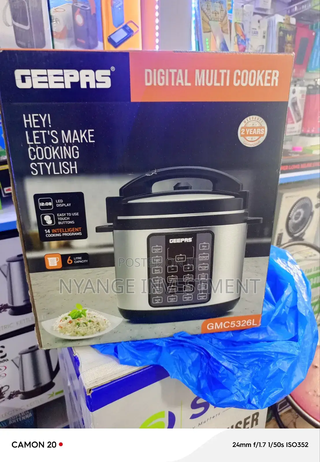 Geepas Pressure Cooker.