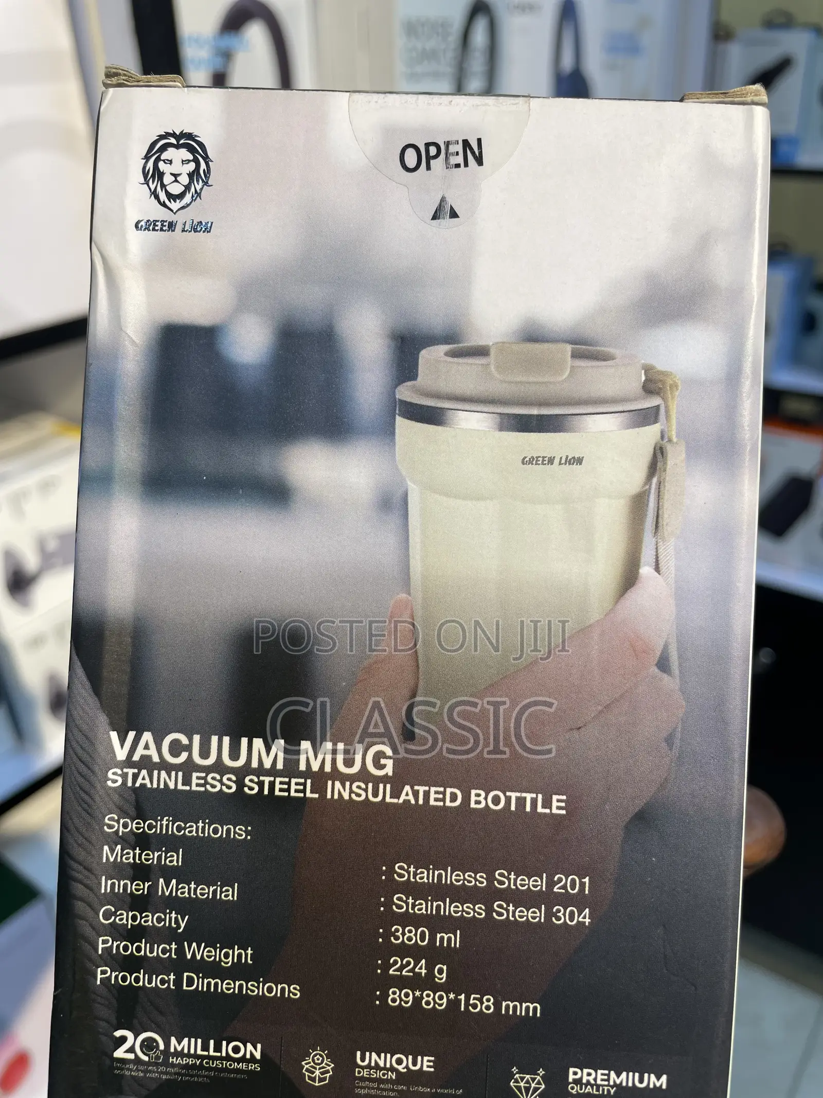 Green Lion Vacuum Mug 380ml