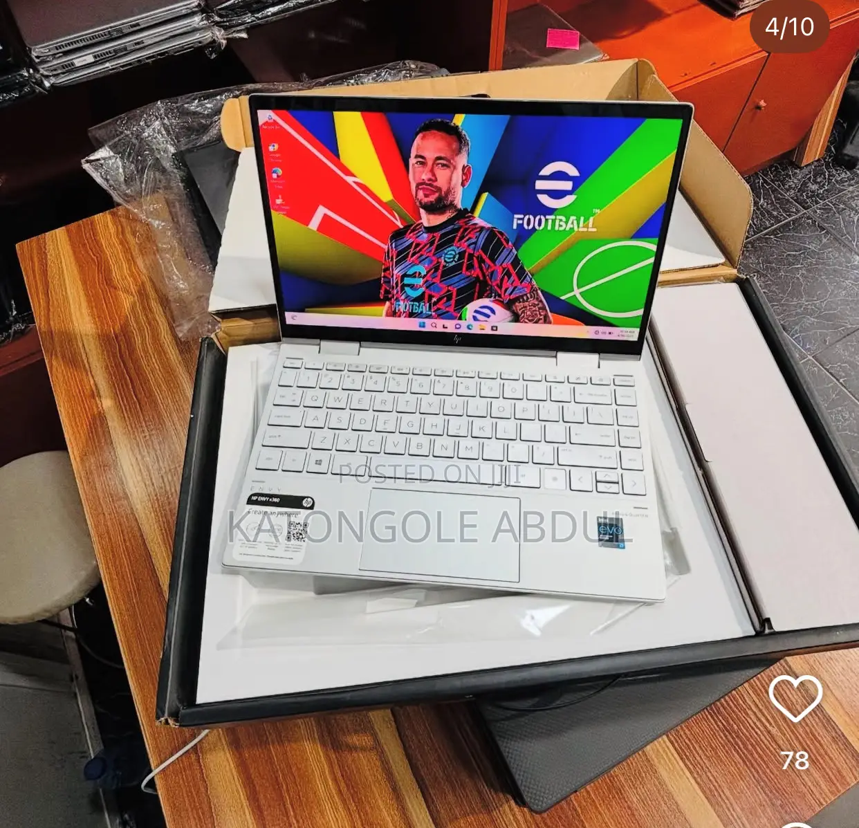 New Laptop HP Envy 13 8GB Intel Core I7 SSD 512GB
