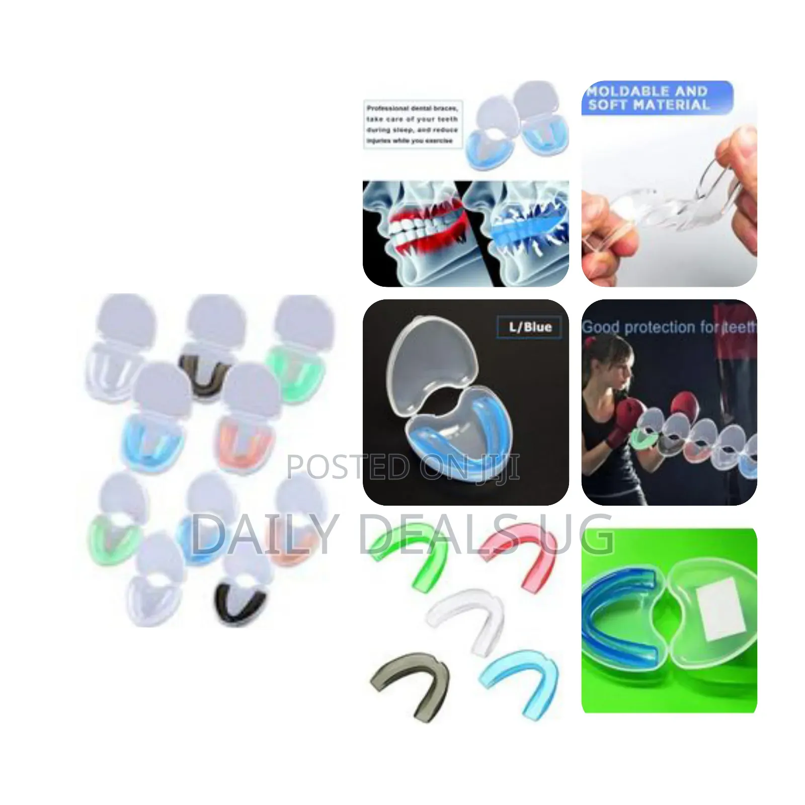 1pc Eva Sports Mouthguard Taekwondo Basketball Boxing Braces Tooth