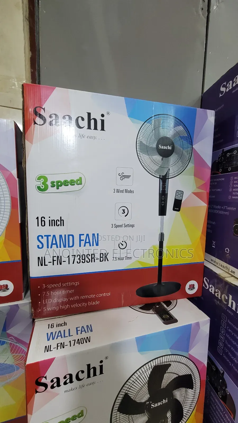 Standfans With a Remote