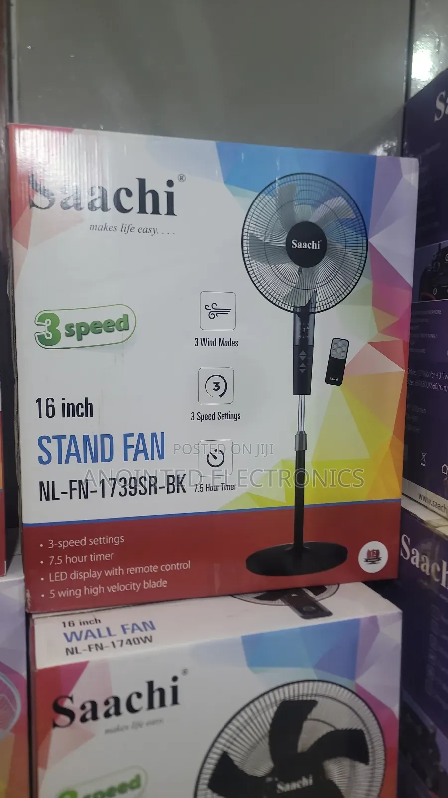 Standing Fans With a Remote