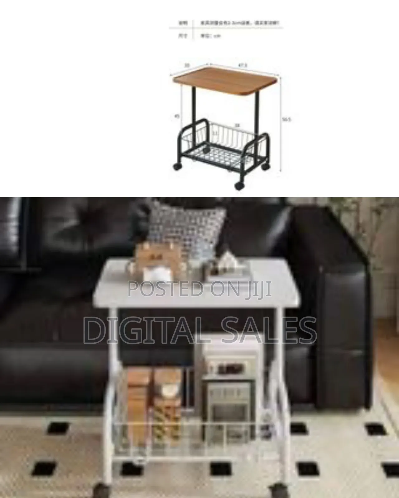 Armrest Side Stand Movable Home Small Coffee Table Built-in Nightstan0