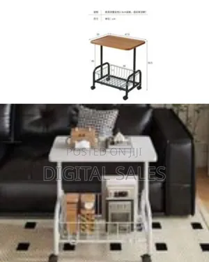 Armrest Side Stand Movable Home Small Coffee Table Built-in Nightstan0