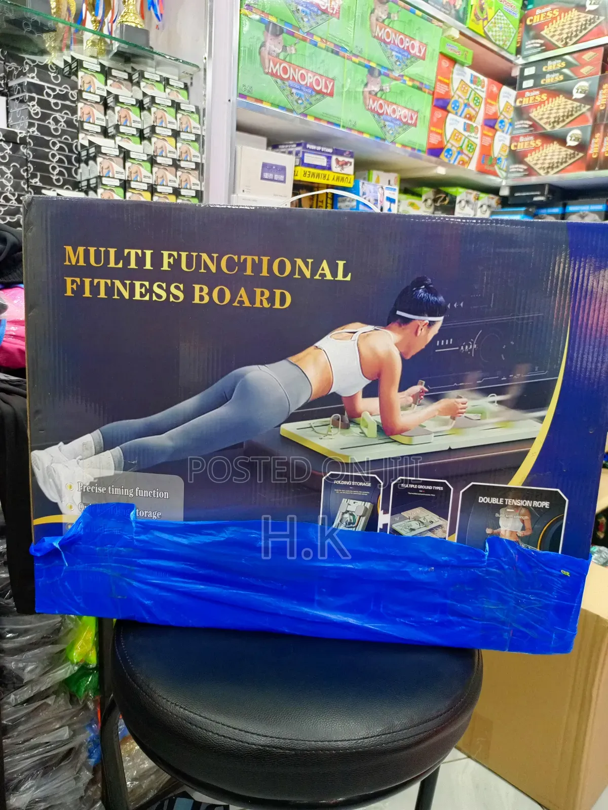 Multifunctional Pilates Board Foldable Home Full Body Workout Board