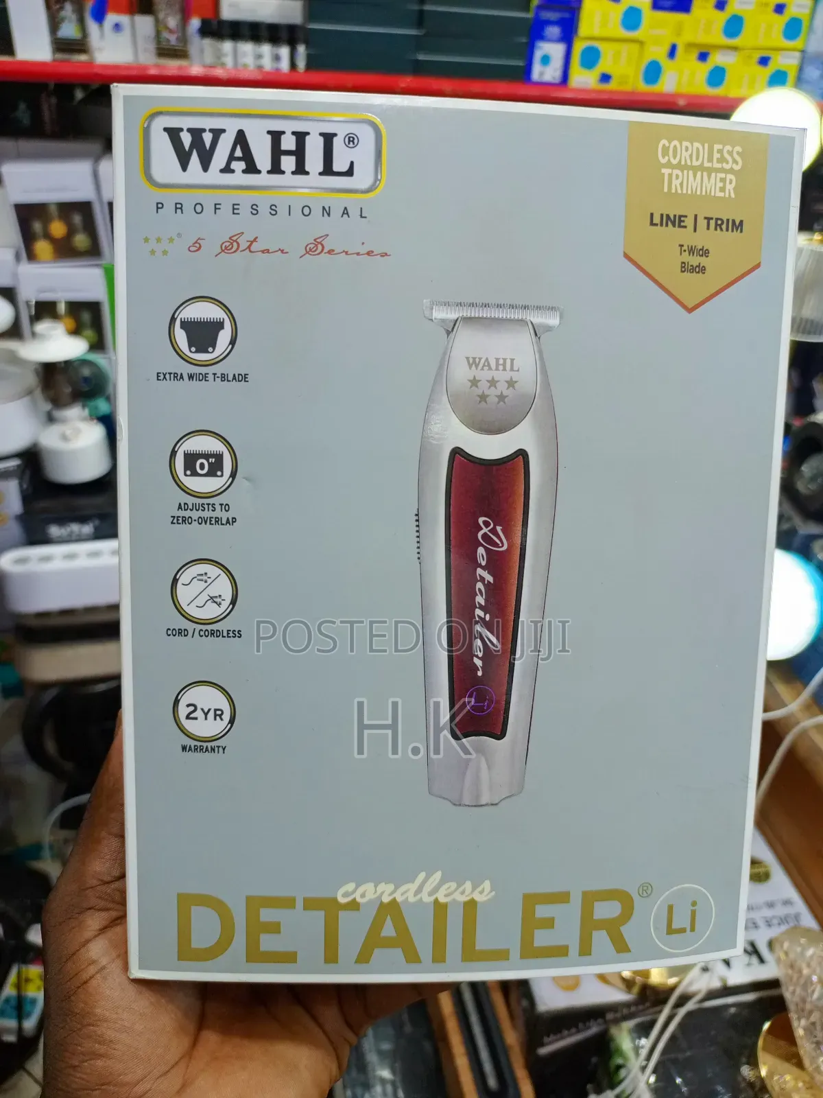 Wahl Professional 5-Star Series Cordless Detailer Li Trimmer.