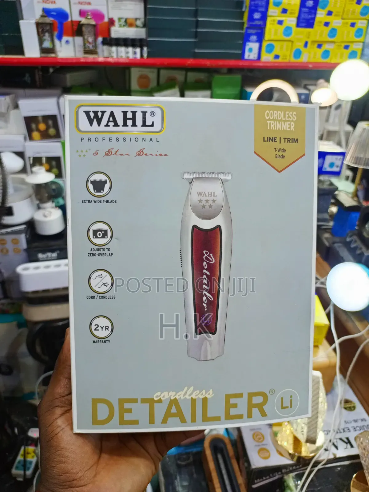 Wahl Professional 5-Star Series Cordless Detailer Li Trimmer.