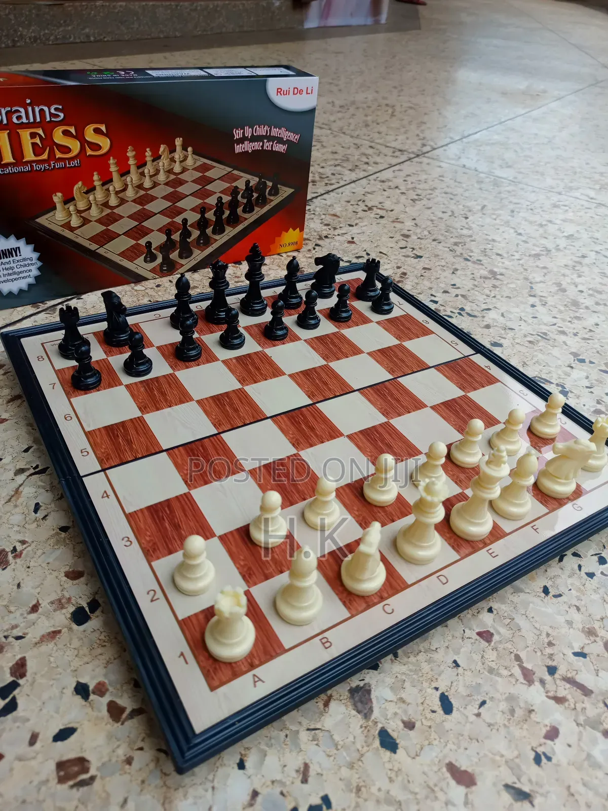 Brains Magnetic Chess Set.