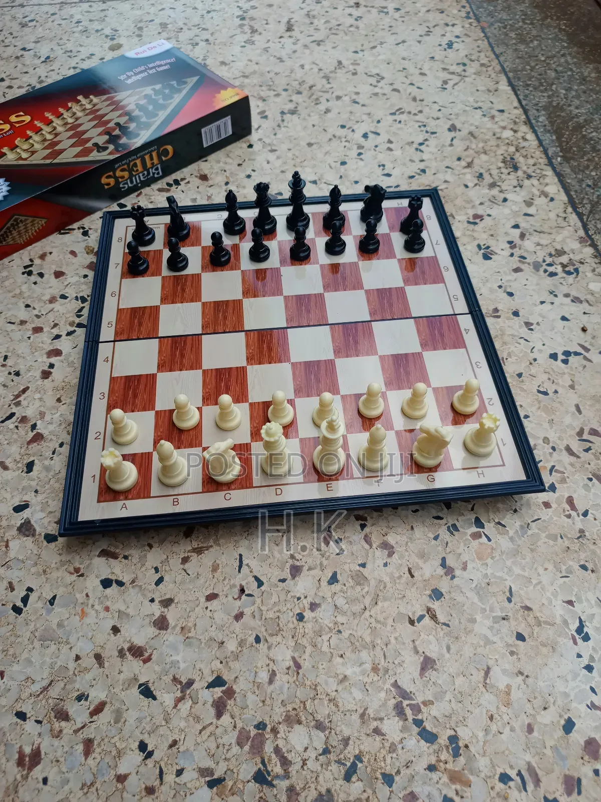 Brains Magnetic Chess Set.