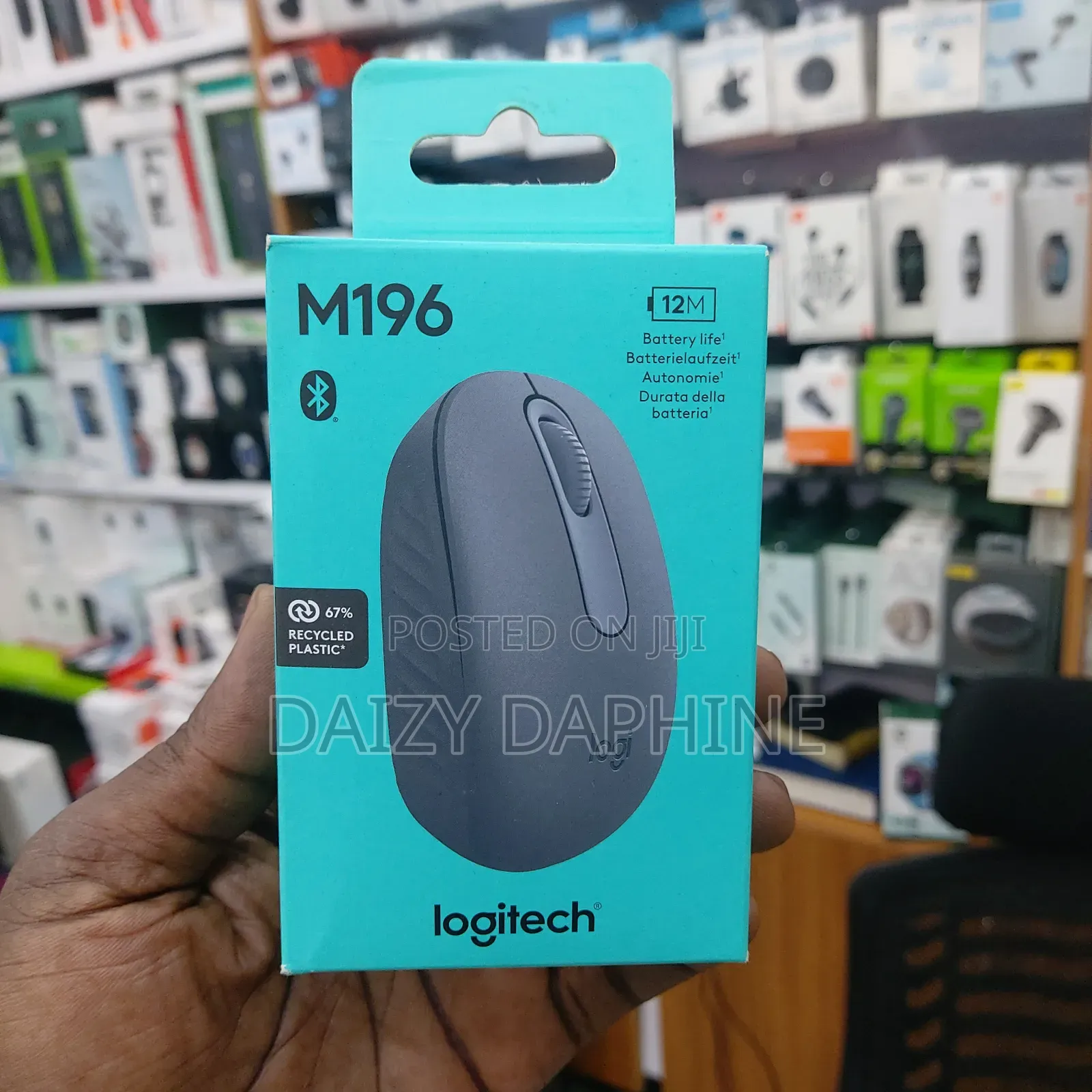 Logitech Wireless Mouse M196, Logitech Bluetooth Mouse M196