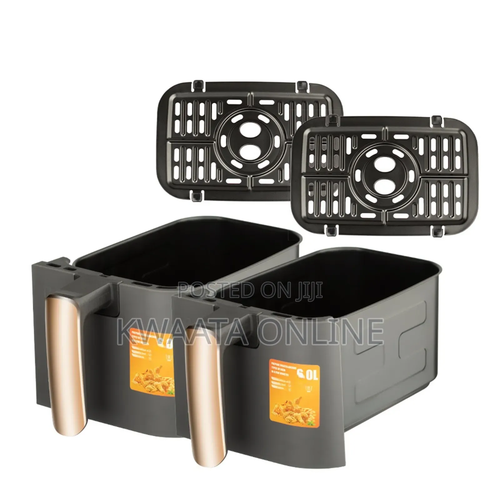 8 Liter(4l+4l) Raf Air Fryer, 2800w, Hot Oven Cooker,R-5236