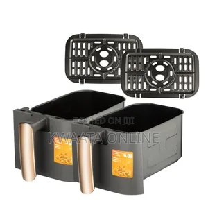 8 Liter(4l+4l) Raf Air Fryer, 2800w, Hot Oven Cooker,R-5236