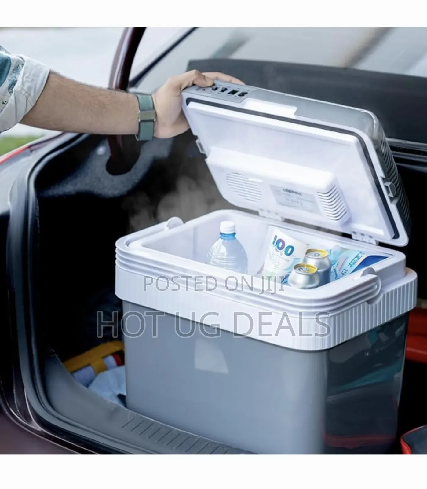 Geepas 24l Hot Cold Car Fridge - Black