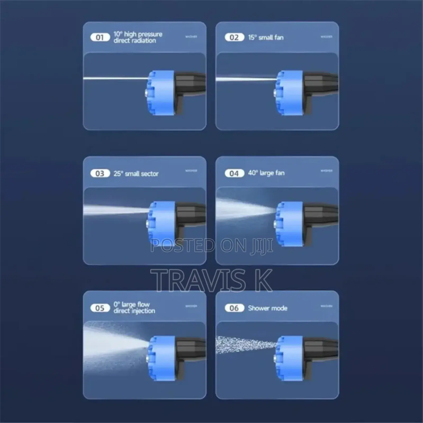 6 Nozzle Car Pressure Washer