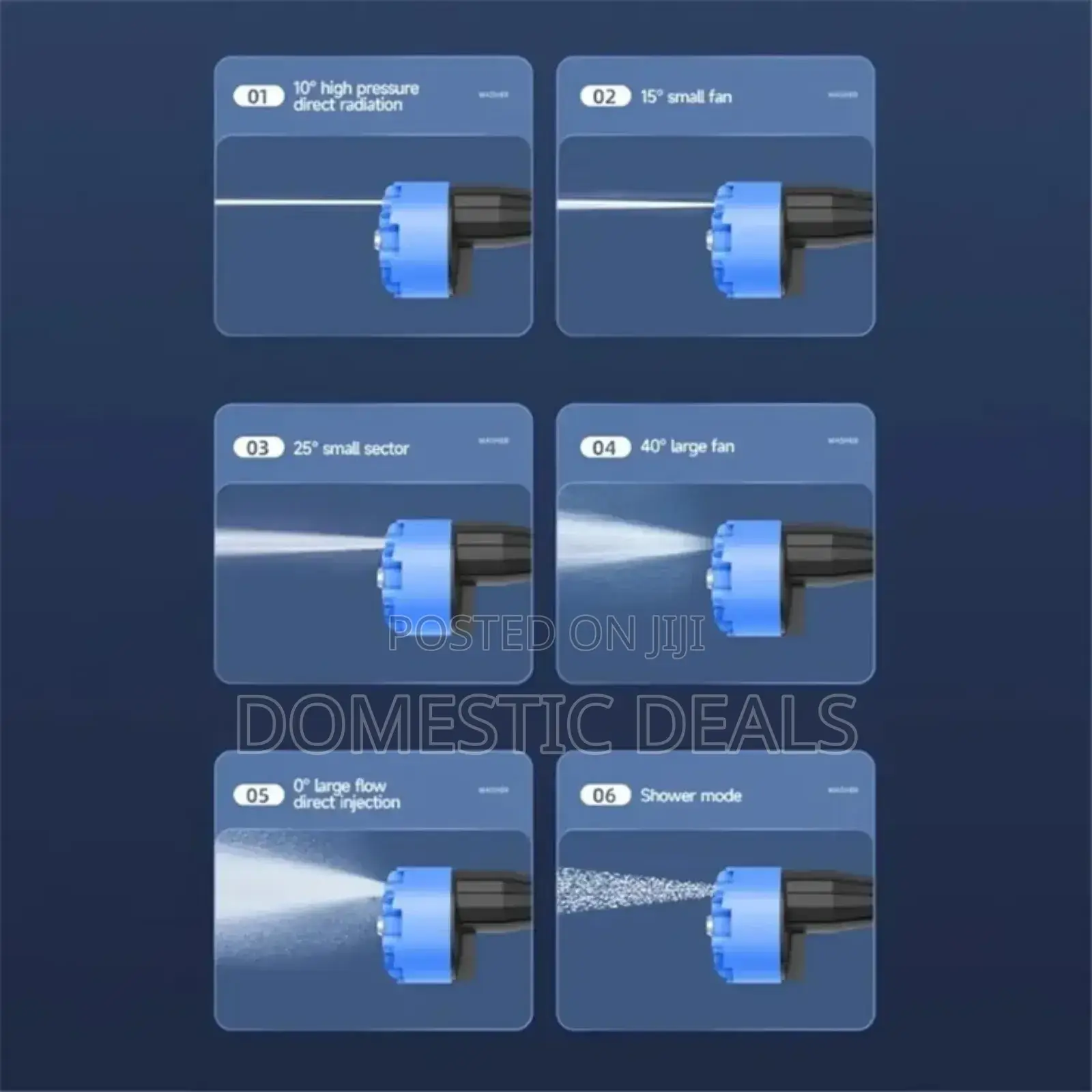 6 Nozzle Car Pressure Washer