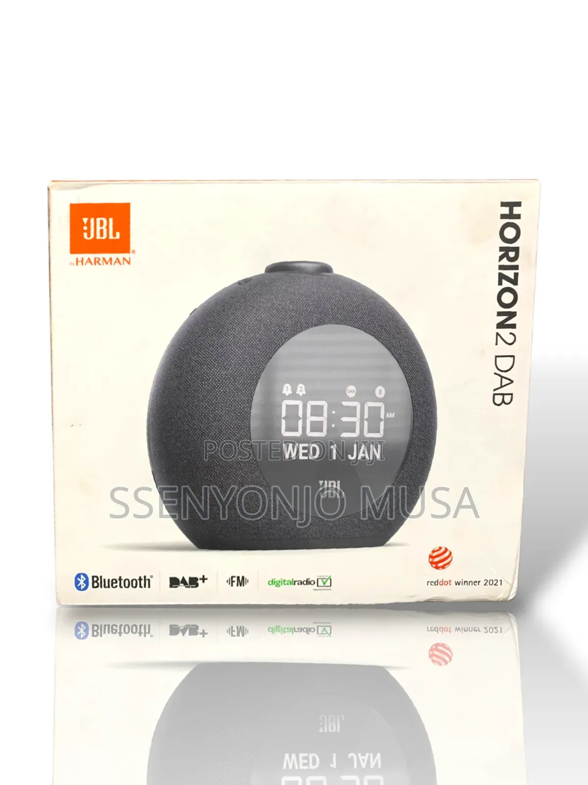 JBL Horizon2-Bluetooth Clock Radio Speaker With Fm Radio Dab