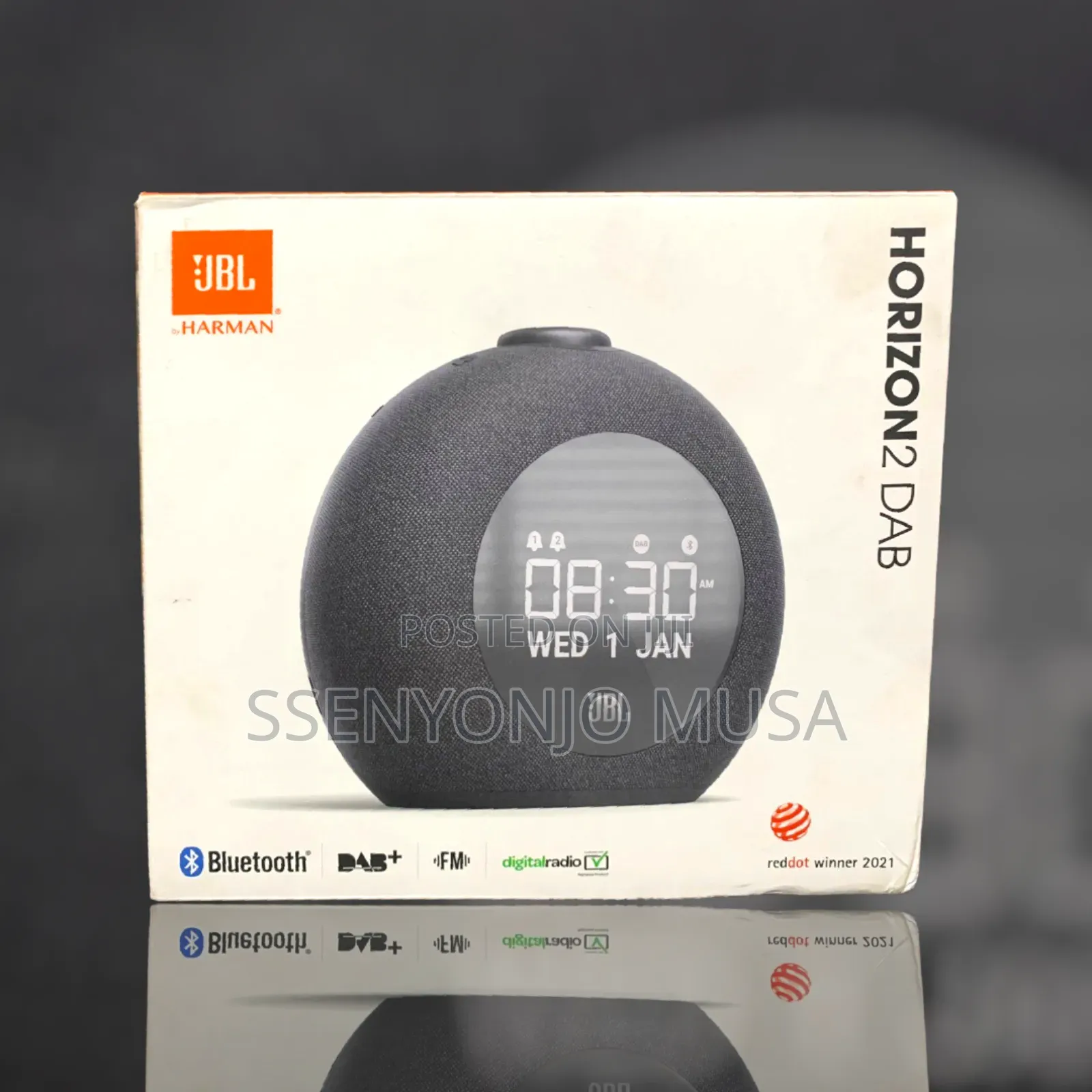 JBL Horizon2-Bluetooth Clock Radio Speaker With Fm Radio Dab