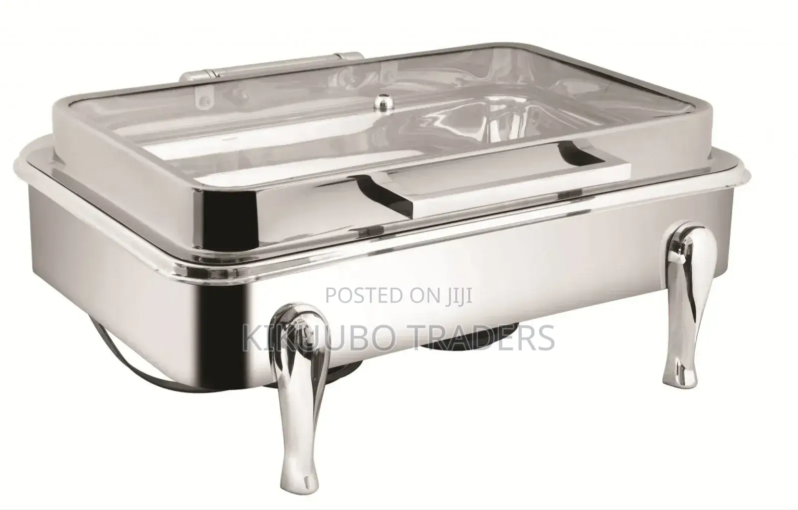 Stainless Steel Chaffing Dish With Glass Lid