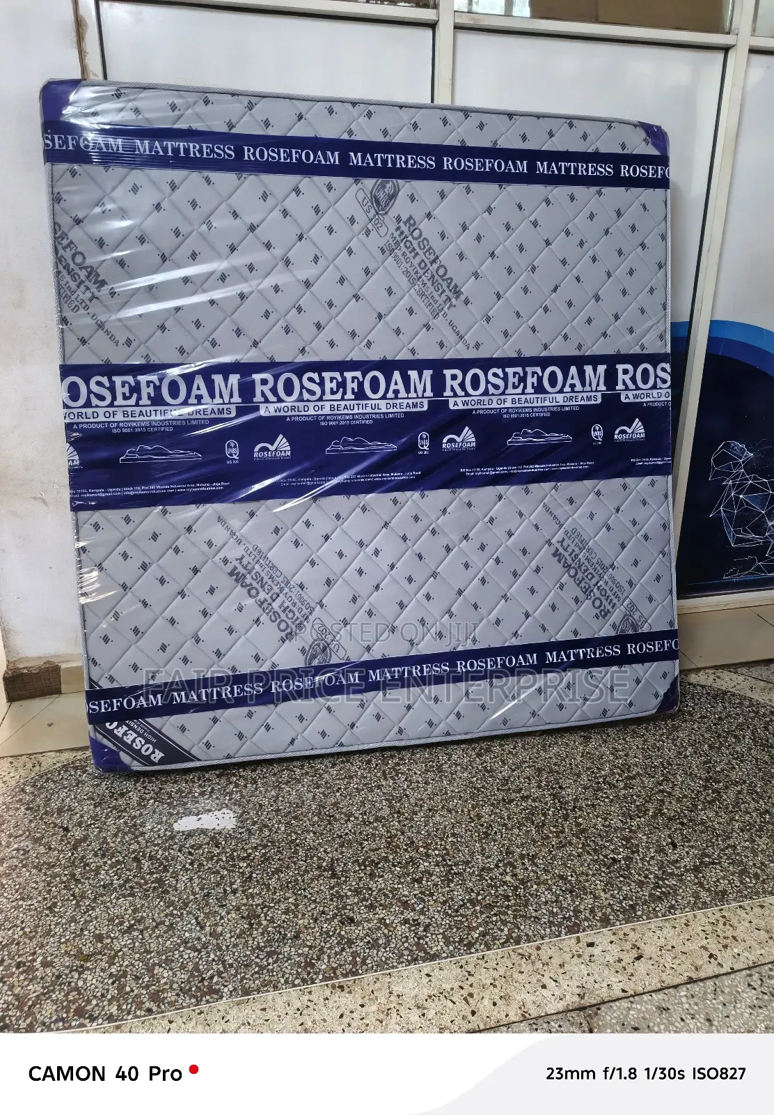 6x6 By8 Inches Rose Foam Mattress Premium High Density Smart