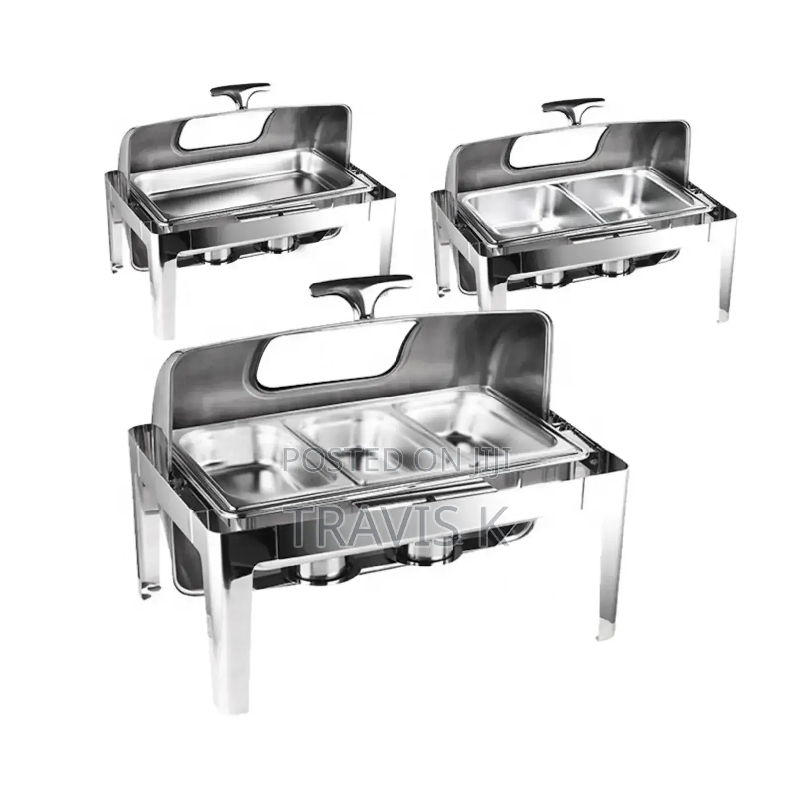 Roll Top Chafing Dishes for Buffet: Catering Food Warmer