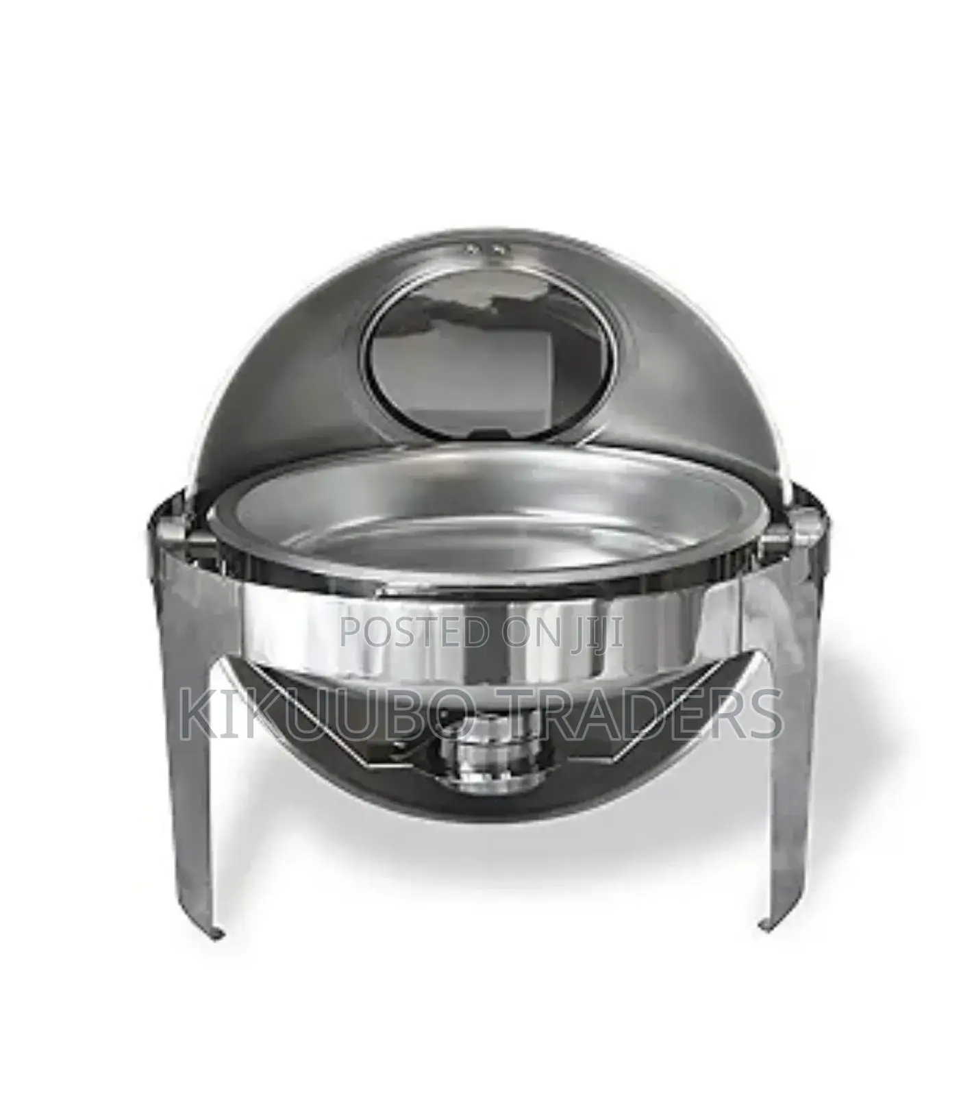 Round Roll Top Stainless Steel Chaffing Dish