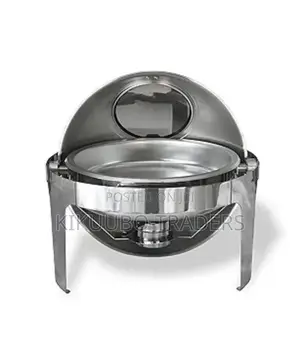 Round Roll Top Stainless Steel Chaffing Dish