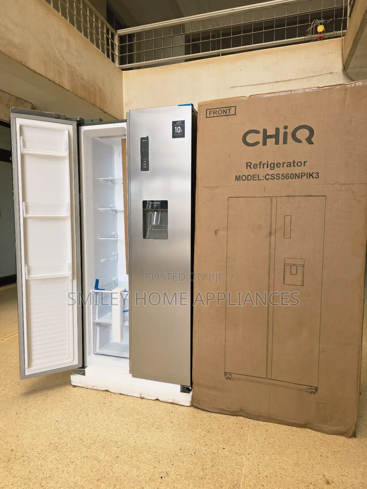 Chiq Frost Free 560ltrs Side by Side Refrigerator at 20% Off Doscounts