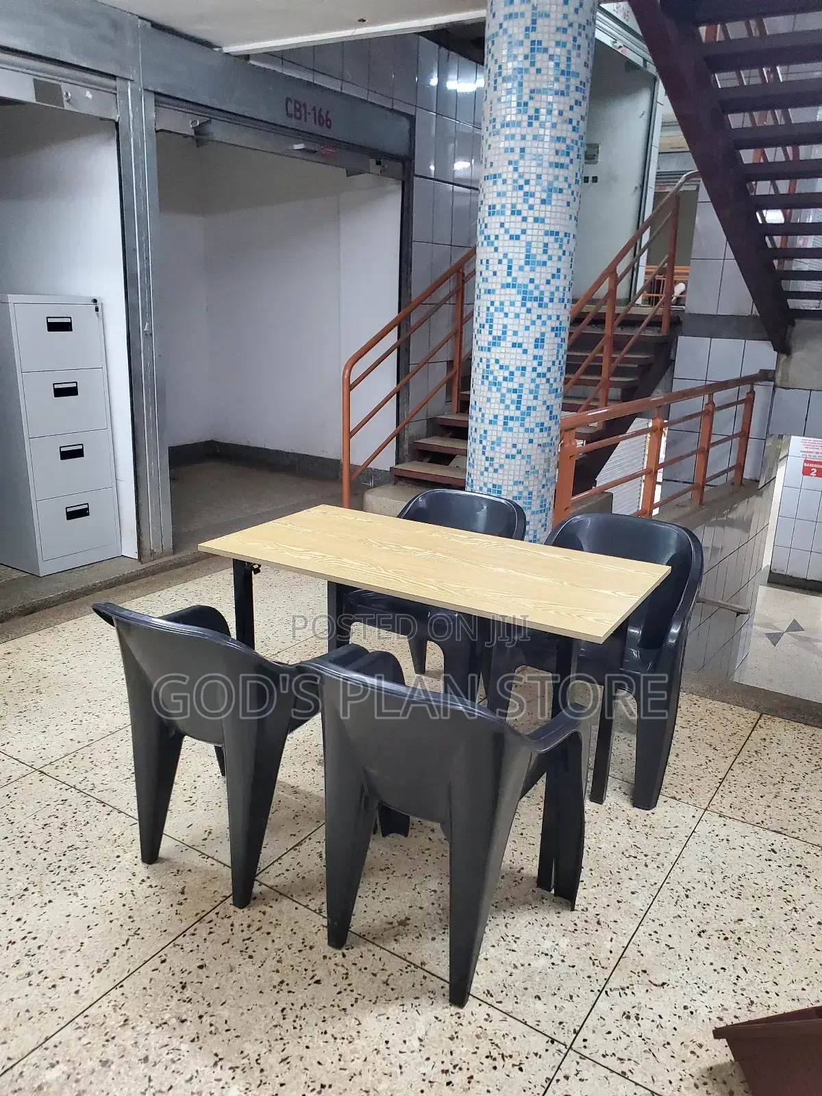 Restaurant Plastic Chairs and Table(Wooden)